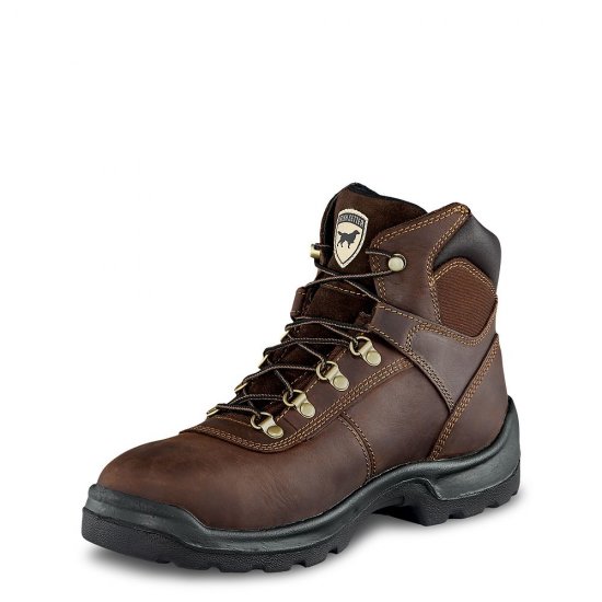 Mens Ely 6-inch Waterproof Leather Work Boot fE4pVN59