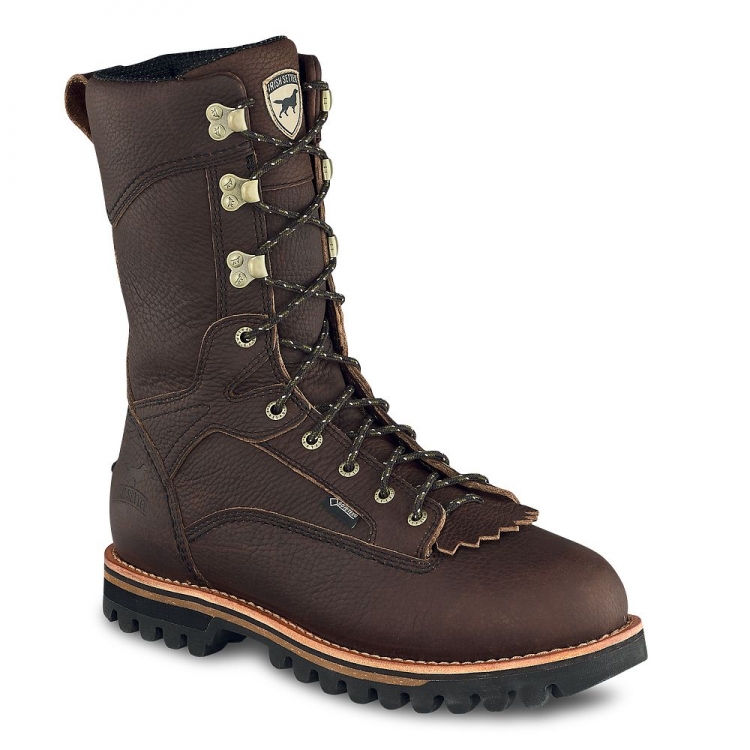 Mens Elk Tracker 12-inch Waterproof Leather 1000g Insulated Boot wMkVhZfl - Click Image to Close