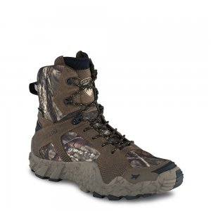 Mens New VaprTrek 8-inch Waterproof Leather Mossy Oak? Camo Boot khApNhVc
