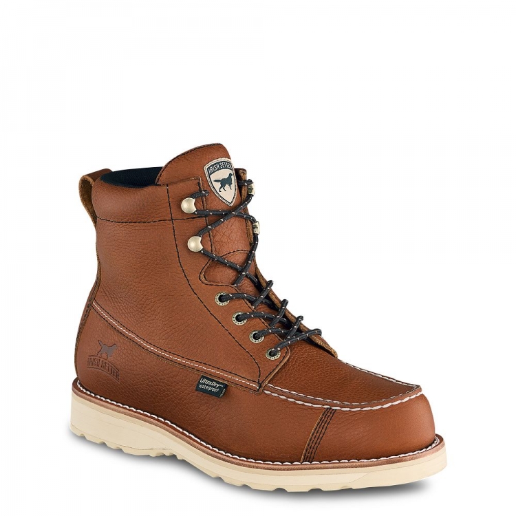 Mens Wingshooter 7-inch Waterproof Leather Boot cvjsRKqR - Click Image to Close