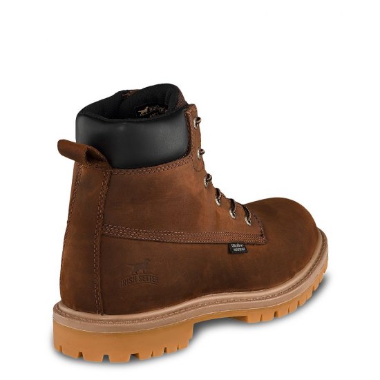 Mens Hopkins 6-inch Waterproof Leather Safety Toe Work Boot jlSbfWPA