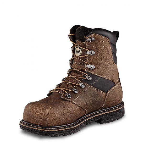 Mens Farmington KT 8-inch Leather Safety Toe Work Boot fzwYZxh3