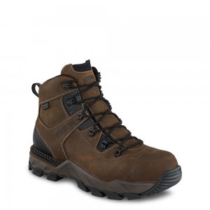 Mens 6-inch Waterproof Leather Safety Toe Boot f9tYNg7a