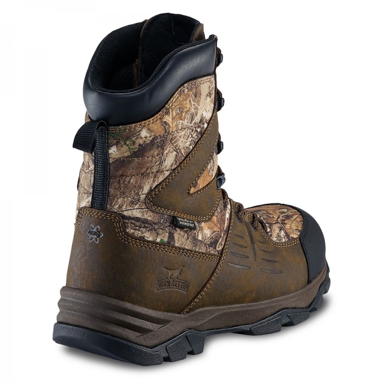 Mens Terrain 10-inch Waterproof Insulated Leather Camo Hunting Boot t8VY1qiS - Click Image to Close