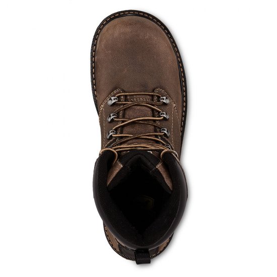 Mens Farmington KT 8-inch Leather Safety Toe Work Boot fzwYZxh3