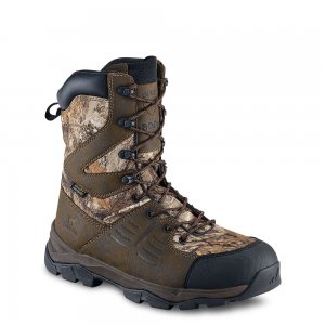 Mens Terrain 10-inch Waterproof Insulated Leather Camo Hunting Boot t8VY1qiS