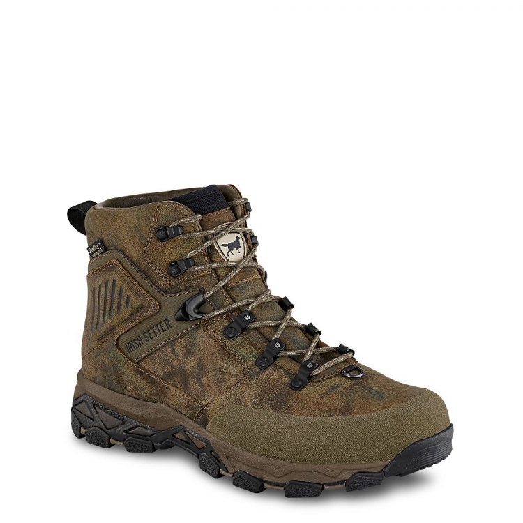 Mens Pinnacle 7-inch Waterproof Leather Boot yz379oGF - Click Image to Close