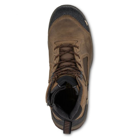 Mens Kasota 6-inch Waterproof Leather Side-Zip Safety Toe Work Boot Y2l96shN