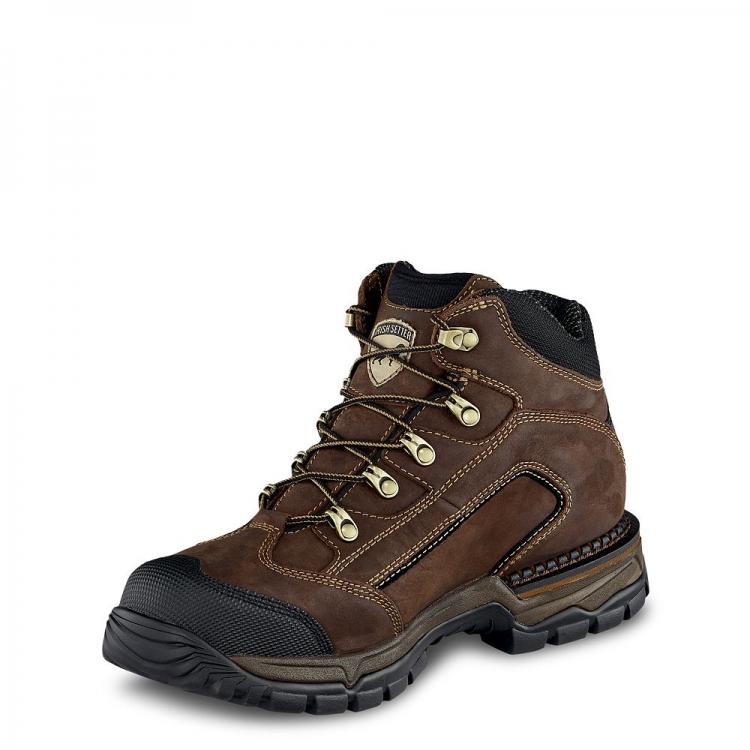Mens Two Harbors 5-inch Waterproof Leather Steel Toe Hiker Boot Vzk2Rb9M - Click Image to Close