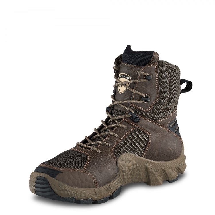 Mens New VaprTrek 8-inch Waterproof Leather Boot rMMh9DpH - Click Image to Close