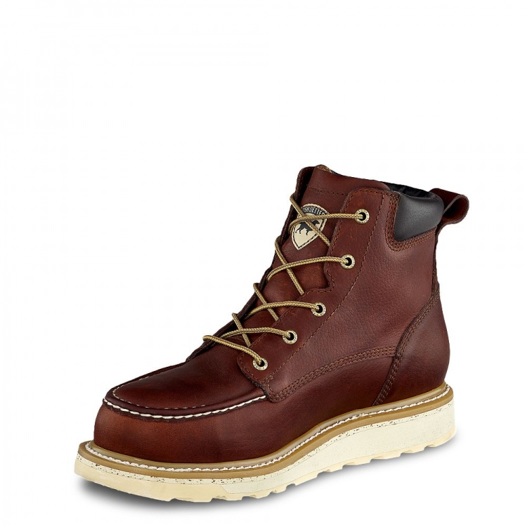 Mens Ashby 6-inch Leather Work Boot uiDM6803 - Click Image to Close