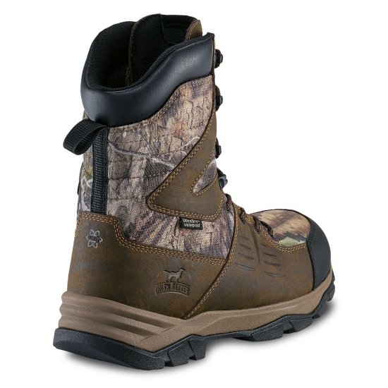 Mens Terrain 10-inch Waterproof Insulated Leather Camo Hunting Boot bV9nfF6P