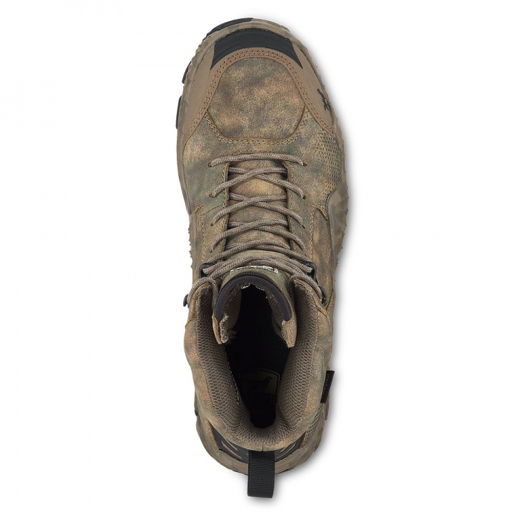 Mens 8-inch Waterproof Leather Camo Boot 6Qqz6vA3 - Click Image to Close