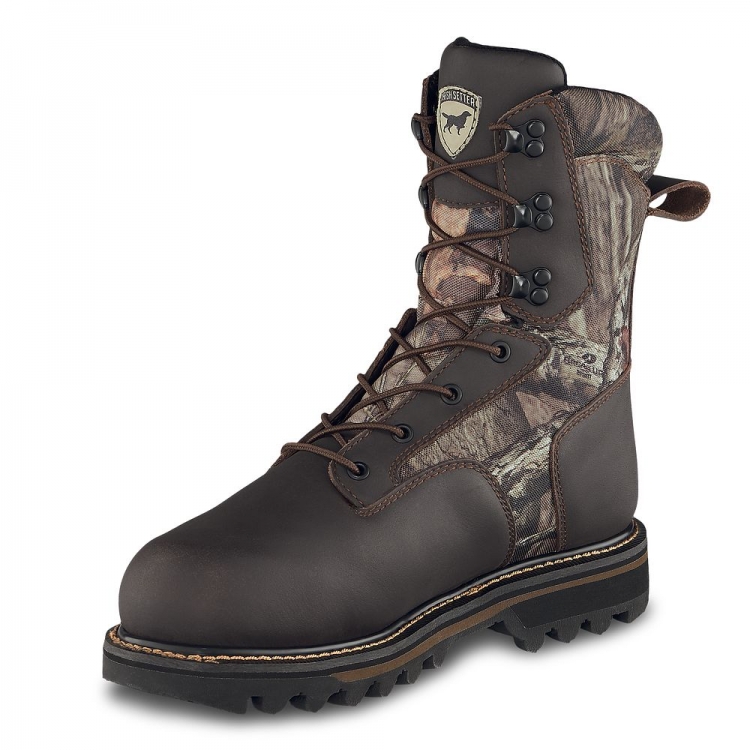 Mens Gunflint II 10-inch Waterproof Leather 1000g Insulated Camo Boot hObS7k6M - Click Image to Close
