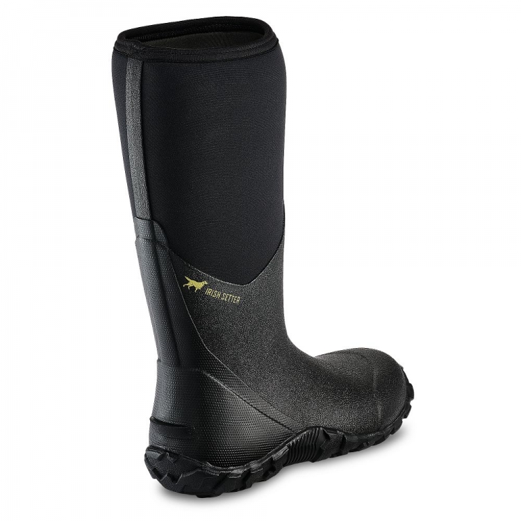 Mens 15-inch Rubber Pull-On Boot G4Zy5Wfx - Click Image to Close