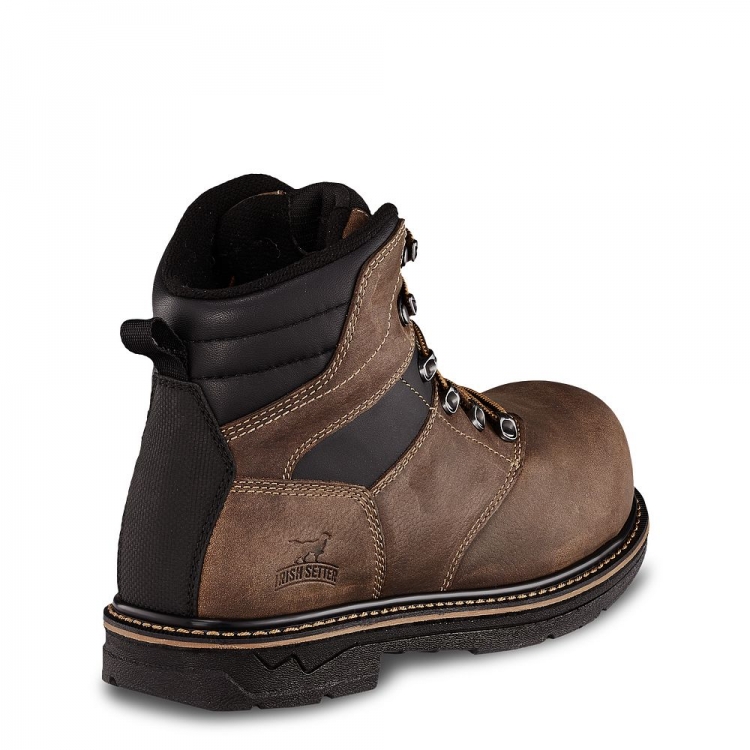 Mens Farmington KT 6-inch Leather Soft Toe Work Boot xLVoIEsq - Click Image to Close
