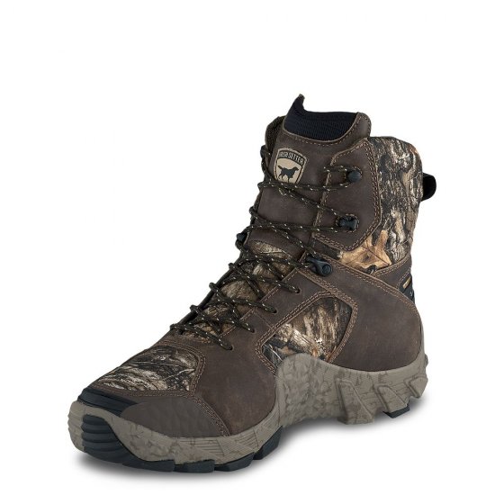 Mens VaprTrek 8-inch Waterproof Leather Insulated Realtree? Camo Boot Hvn4d7Vt