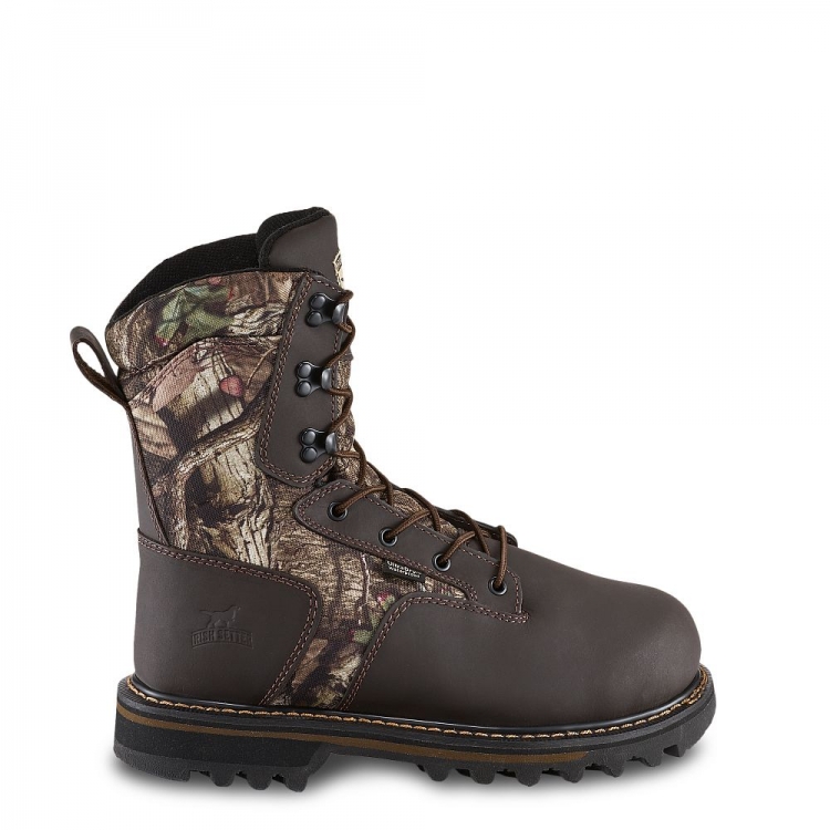 Mens Gunflint II 10-inch Waterproof Leather 1000g Insulated Camo Boot BaHcuMqz - Click Image to Close