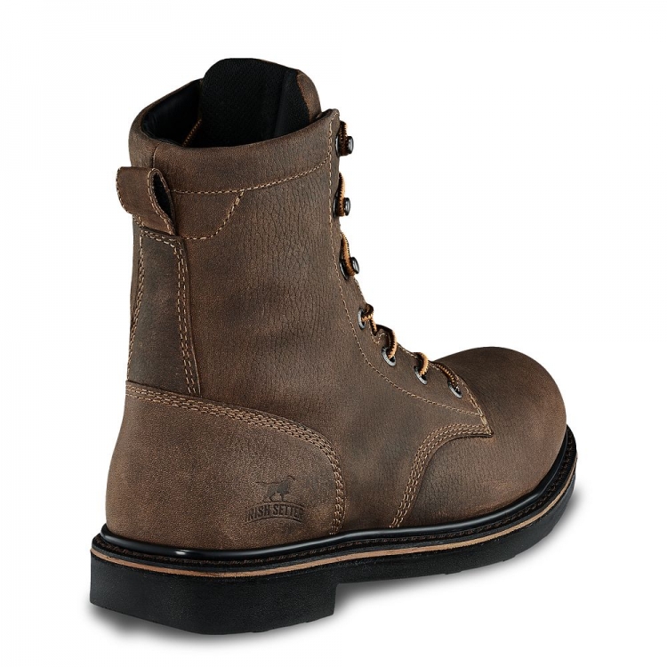 Mens Farmington 8-inch Leather Soft Toe Work Boot Gh8xzIEj - Click Image to Close