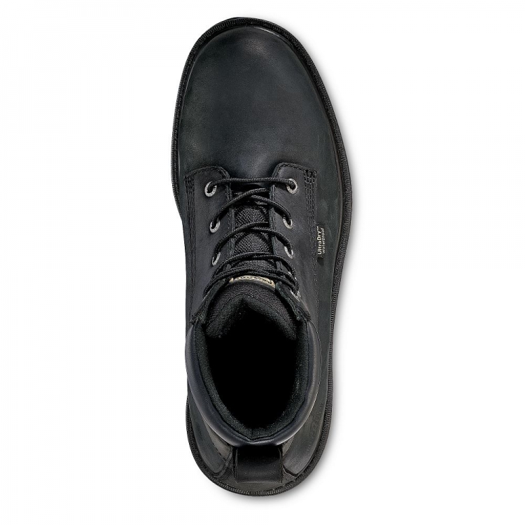 Mens Hopkins 6-inch Waterproof Leather Safety Toe Work Boot ZnhS13PY - Click Image to Close