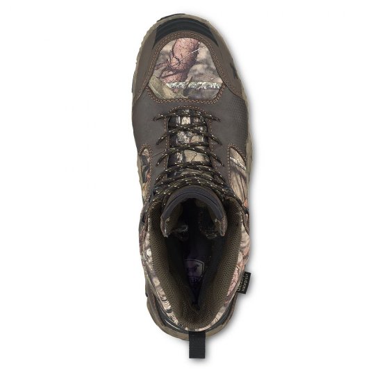 Mens 8-inch Waterproof Leather Insulated Mossy Oak? Camo Boot nsxyIZkr