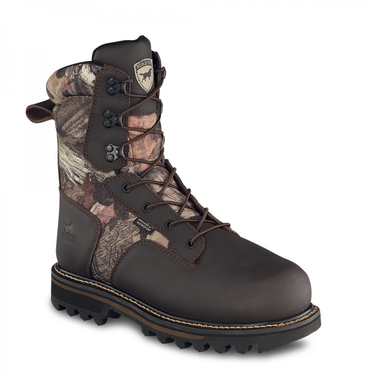 Mens Gunflint II 10-inch Waterproof Leather 1000g Insulated Camo Boot BaHcuMqz - Click Image to Close