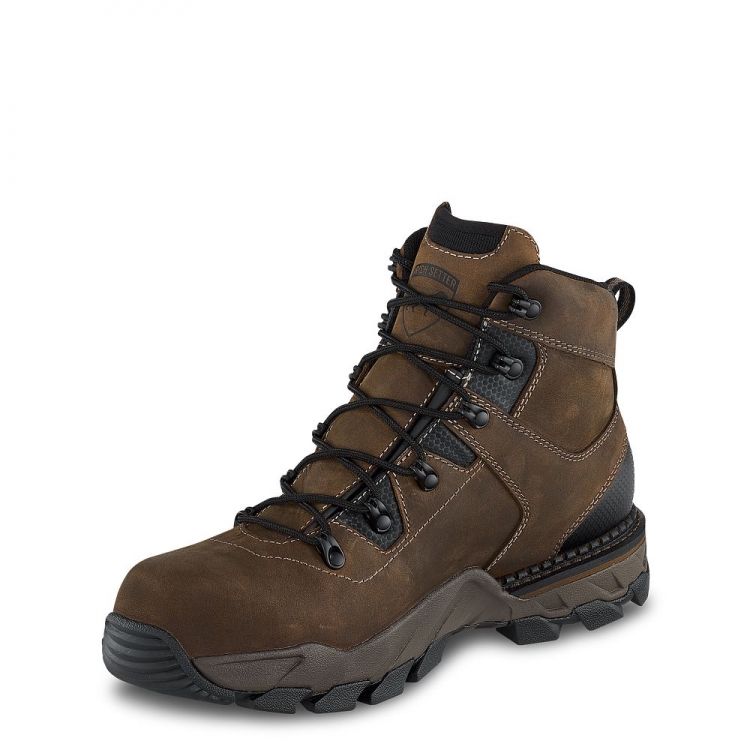 Mens 6-inch Waterproof Leather Safety Toe Boot f9tYNg7a - Click Image to Close
