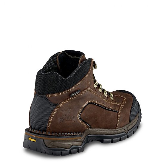 Mens Two Harbors 5-inch Waterproof Leather Steel Toe Hiker Boot Vzk2Rb9M