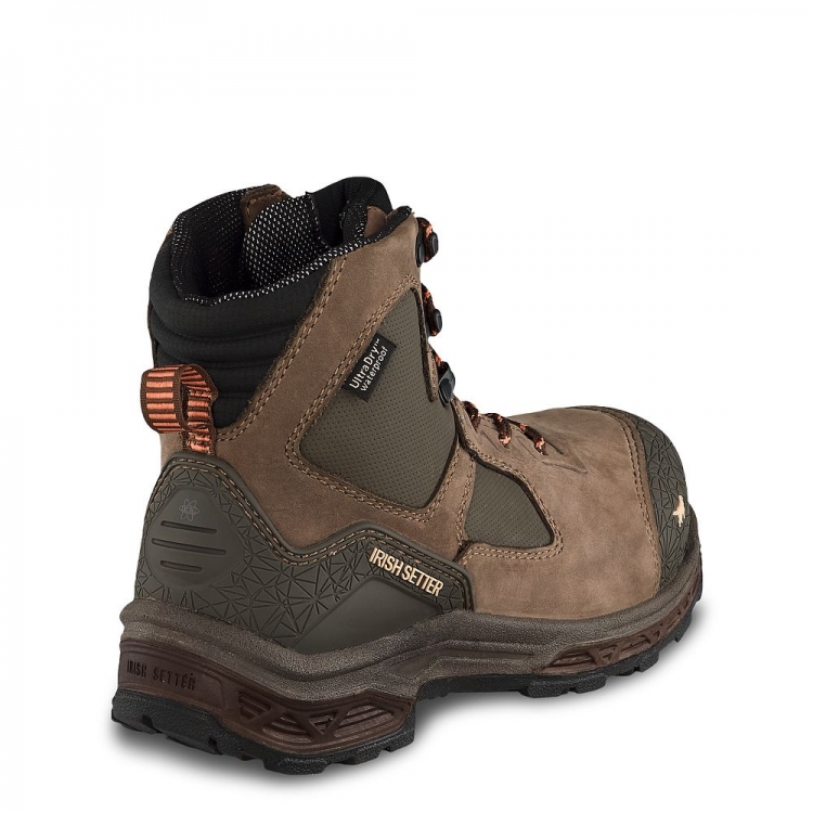 Womens Kasota 6-inch Waterproof Leather Safety Toe Work Boot QC4Ww72i - Click Image to Close