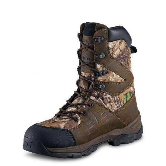 Mens Terrain 10-inch Waterproof Insulated Leather Camo Hunting Boot D54z2GgW