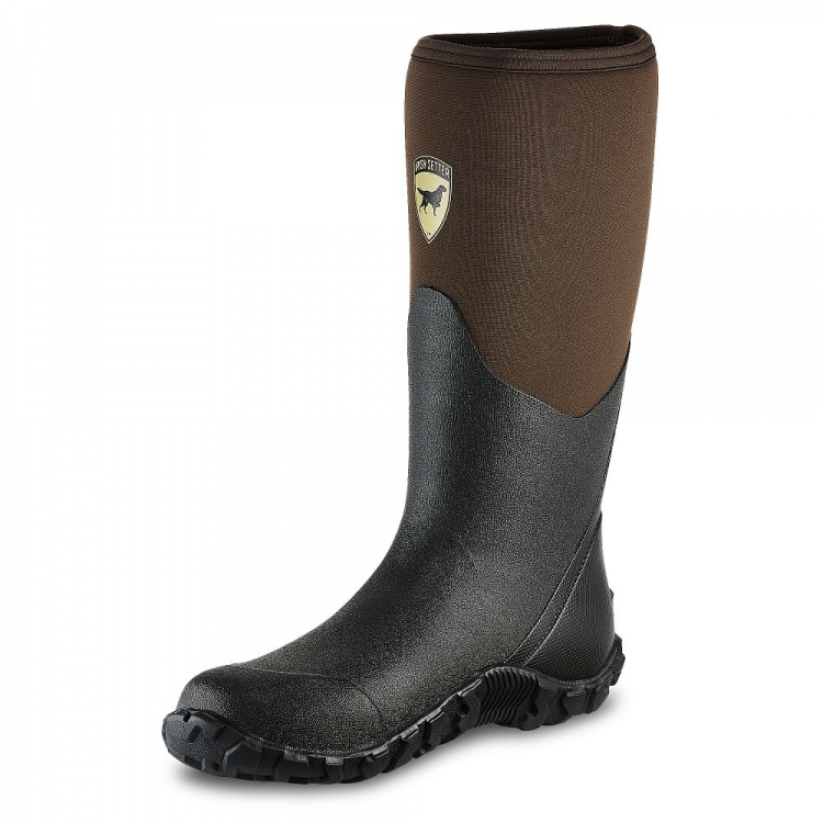 Mens 15-inch Rubber Pull-On Boot aiKpTjl0 - Click Image to Close