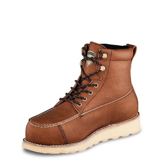 Mens 6-inch Waterproof Leather Safety Toe Work Boot ZBsnYhwT