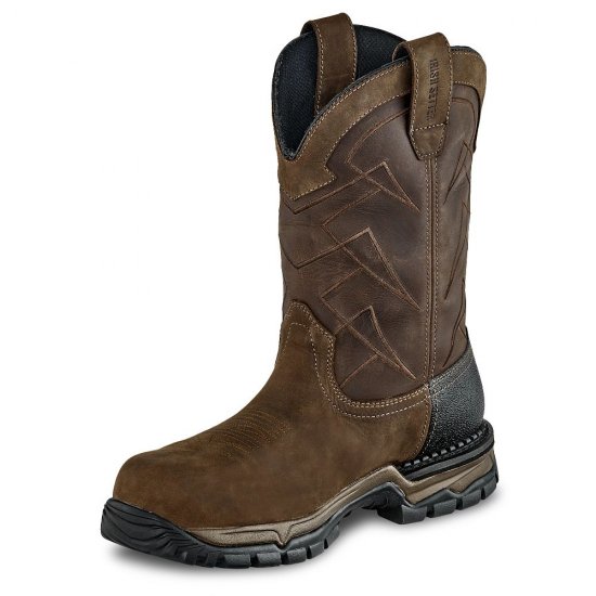 Mens Two Harbors Safety Toe Pull-On Work Boot PfDH5EAb