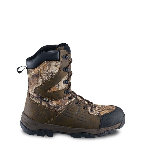 Mens Terrain 10-inch Waterproof Insulated Leather Camo Hunting Boot t8VY1qiS
