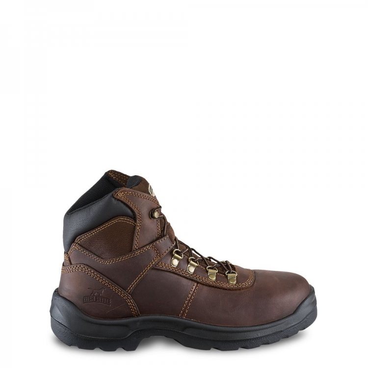 Mens Ely 6-inch Leather Work Boot wGhTN35C - Click Image to Close