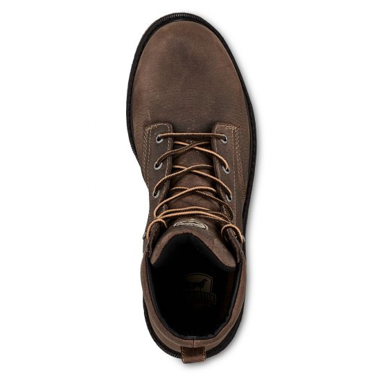 Mens Farmington 8-inch Leather Soft Toe Work Boot Gh8xzIEj