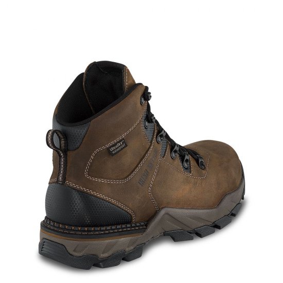 Mens 6-inch Waterproof Leather Safety Toe Boot f9tYNg7a