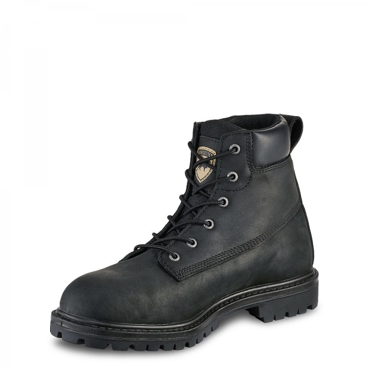 Mens Hopkins 6-inch Waterproof Leather Safety Toe Work Boot ZnhS13PY - Click Image to Close