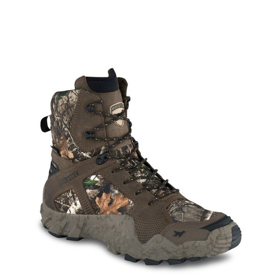 Mens New VaprTrek 8-inch Waterproof Leather Realtree? Camo Boot y7lZ7jzl