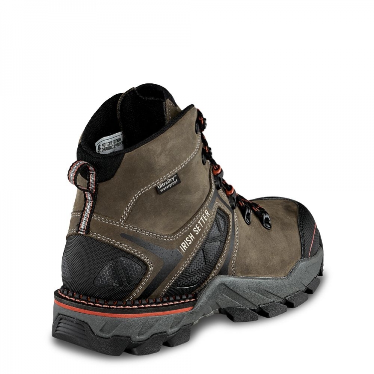 Mens Crosby 6-inch Waterproof Safety Toe Puncture Resistant Work Boot LNH4G1nC - Click Image to Close
