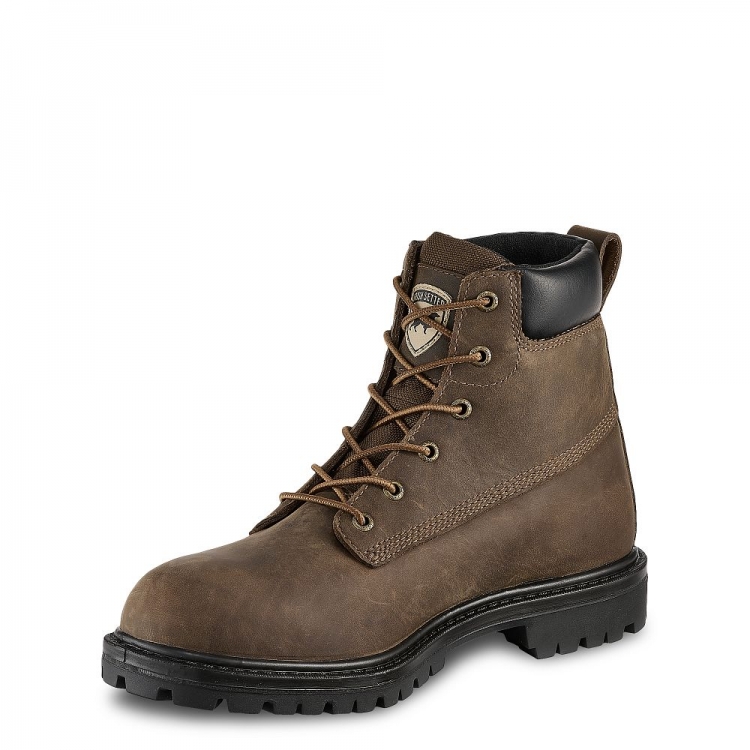 Mens Hopkins Safety Toe 6-inch Work Boot bCsDRWbn - Click Image to Close