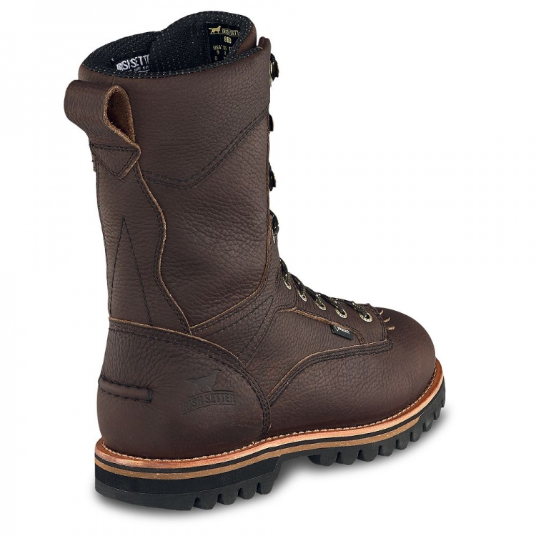 Mens Elk Tracker 12-inch Waterproof Leather 1000g Insulated Boot MOHoMscf - Click Image to Close
