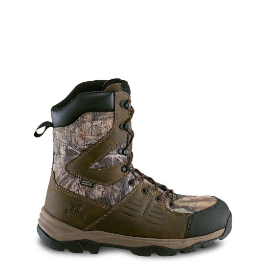 Mens Terrain 10-inch Waterproof Insulated Leather Camo Hunting Boot bV9nfF6P