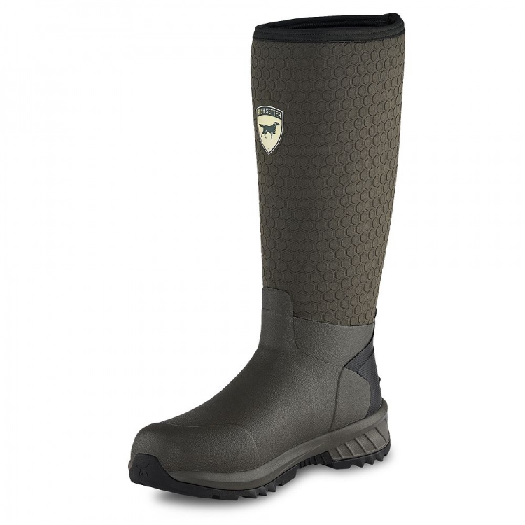 Womens Full Fit MudTrek 17-inch Waterproof Rubber Boot cdFn8CPd - Click Image to Close