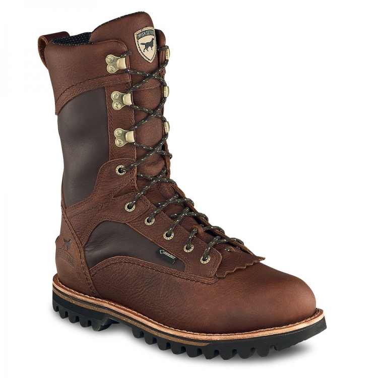 Mens Elk Tracker 12-inch Waterproof Leather 600g Insulated Boot bpjLXDBd - Click Image to Close