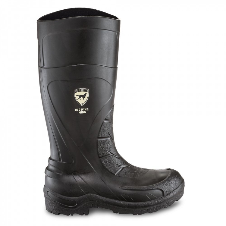 Mens 17-inch Waterproof Soft Toe Pull-On Boot eSAesltO - Click Image to Close