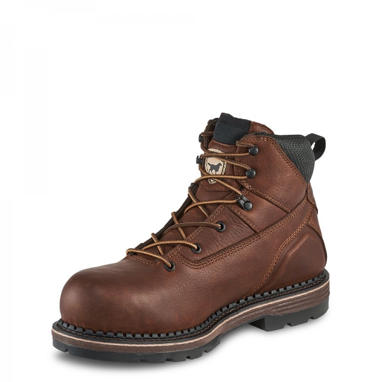 Mens Edgerton 6-inch Safety Toe Work Boot VG8UGqac - Click Image to Close