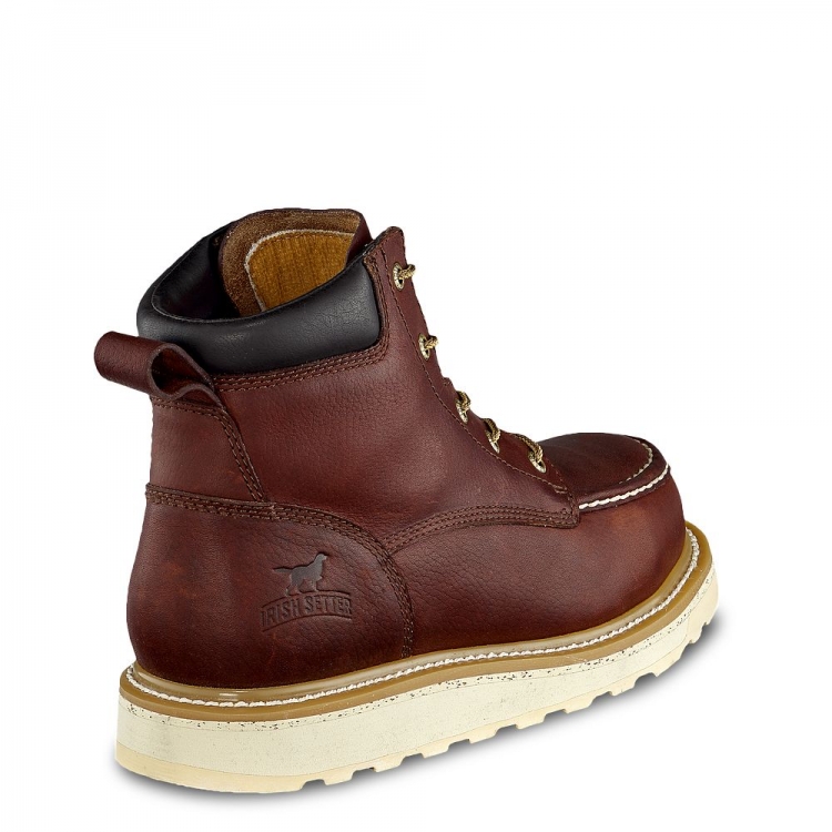 Mens Ashby 6-inch Leather Work Boot uiDM6803 - Click Image to Close