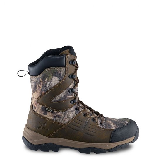 Mens Terrain 10-inch Waterproof Insulated Leather Camo Hunting Boot tDDUlSgN