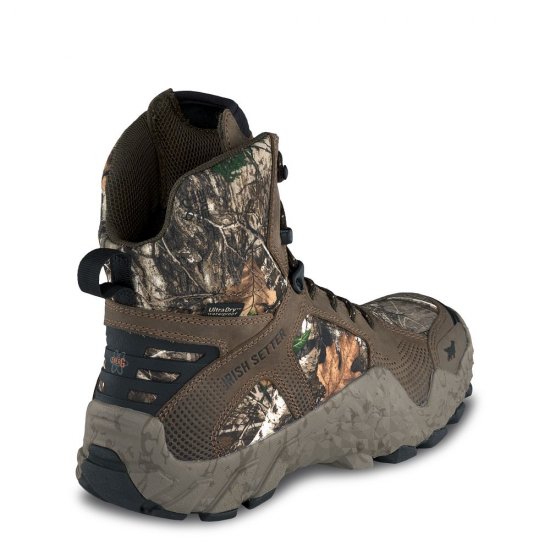 Mens New VaprTrek 8-inch Waterproof Leather Realtree? Camo Boot y7lZ7jzl